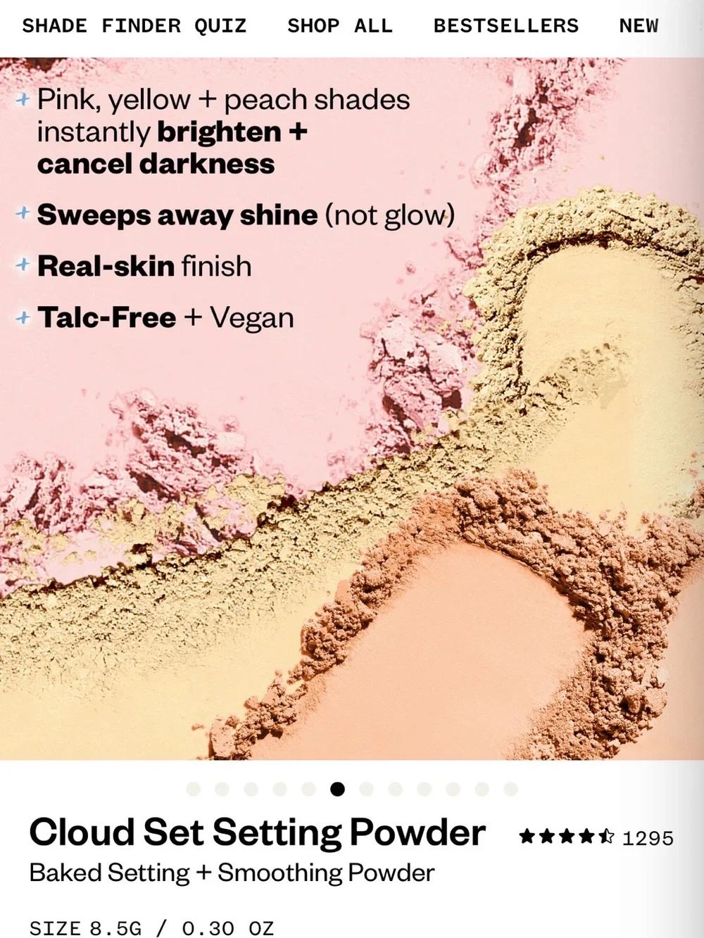 NIB- Kosas Cloud Set Baked Powder in Buttery